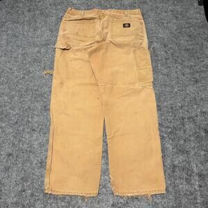 Dickies Carpenter Pants Tan Distressed 34x30 Used – Excellent‎